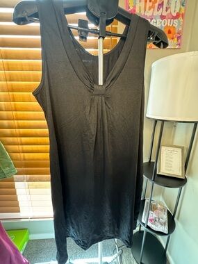 Cupshe Black Knot-Front Sleeveless Dress